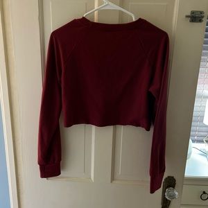 Cropped crewneck NWOT